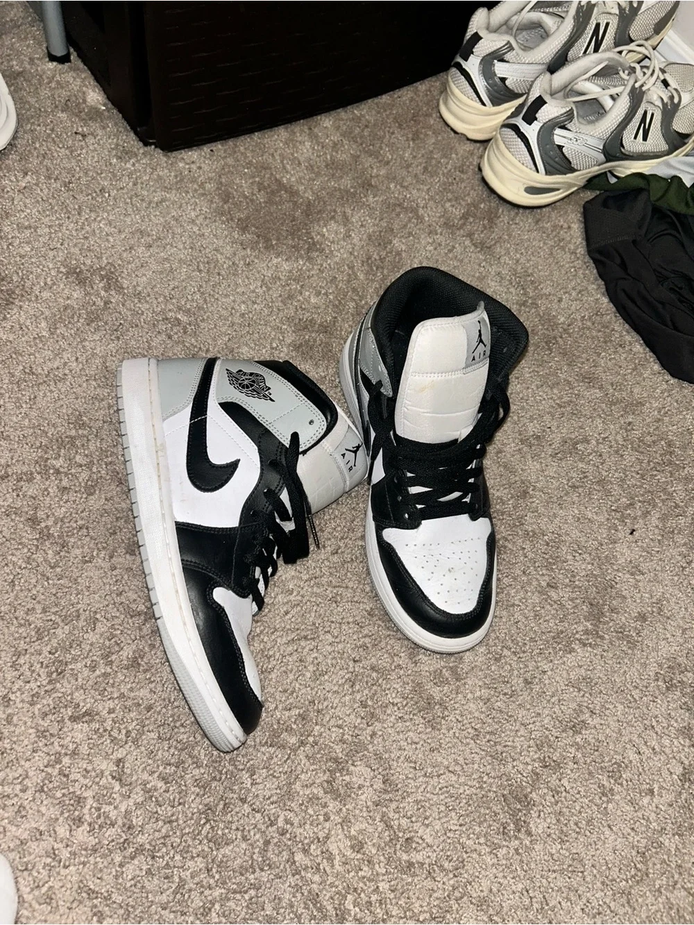 Jordan Women's High-Top Sneakers - Black & White